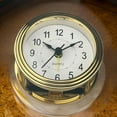 thumbnail image 4 of Snooze Alarm Clock Mechanism Insert 3Inch Diameter Gold Trim Arabic Numberals Round Watch Insert for Clock Enthusiasts, 4 of 9