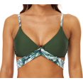 thumbnail image 6 of Women's Floral Bikini Swimsuit Tie Back Ruched Two Piece Bathing Suit, 6 of 6