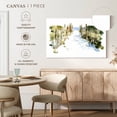 thumbnail image 5 of Elephant Stock Beach Impressions I Wall Art - Horizontal Canvas Wall Art - Living Room Wall Decor - Abstract Canvas - Blue And Green Decor By Emma Caroline - 12" x 8", 5 of 8
