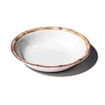 thumbnail image 2 of Bamboo Rim NewWave Melamine Low Bowl - White - 8.9" - Set of 6, 2 of 4