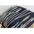thumbnail image 5 of The HomeCentric Pillow Case Covers With Zipper, Black Zippered Throw Pillow Covers Pack of 2, 16x16 inch (40x40 cm) Silk Throw Pillows For Couch, Nature & Floral, Paddy, Beaded, - Black Beauty, 5 of 9
