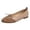 Beige, variant on Rokment Women's Bowknot Ballet Flat Dressy Shoes Stylish Simple Color Block Ballerina Dress Slip on Loafers Casual Comfortable Walking Low Heels Fall Beige Size 6