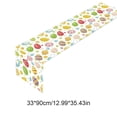 thumbnail image 3 of Happy Easter Bunny Table Runner, Easter Eggs Table Runner Kitchen Dining Table Dresser for Home Party Spring Summer Decor Easter Day Decorations 13x36 Inch, 3 of 6