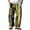 A1-10 Mint Green, variant on Pants for Men Drawstring Elastic Waist Straight Loose Boho Beach Vacation Casual Pants with Pockets, S-5XL