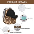 thumbnail image 4 of Giraffe Backpack for Women & Men - Large School Bookbag, Laptop Pocket, Waterproof College Bag, Stylish Animal Print, Lightweight for Daily Use, 4 of 6
