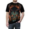 thumbnail image 5 of Demon Mask oldest Masks in Japan Unisex AOP Cut & Sew Tee, 5 of 7