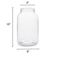 thumbnail image 3 of acdanc  1790 Wide Mouth Mason Jars with Lids, Food Storage Gallon Glass Jars for Kombucha, Tea, Canning & More, 1 Pack, 3 of 3