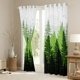 thumbnail image 3 of Feelyou Woodland Botanical Blackout Curtains Set of 2 (52x84 Each) for Adult, Green Tree Plant Window Curtains, Rustic Farmhouse Curtains and Drapes, Blackout Curtains Bedroom Decor, 3 of 6