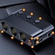thumbnail image 3 of Adaptador de Cargador para Automóvil de 127 W con Divisor de Puertos USB y Tipo C PD QC3.0 con Pantalla LED - Modelo C28, 3 of 5