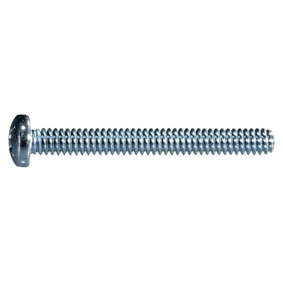 #10-24 x 1-3/4" Zinc Phillips Pan Head Machine Screws (100 pcs.)