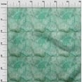 thumbnail image 3 of oneOone Cotton Poplin Twill Sea Green Fabric Texture Leaf Dress Material Fabric Print Fabric By The Yard 56 Inch Wide, 3 of 4