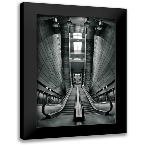 Catovic, Semir 17x24 Black Modern Framed Museum Art Print Titled - underground