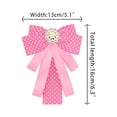 thumbnail image 2 of INSPIRAR CHIC Pajaritas para Mujeres con Lunares Decoración de Collar de Camisa Broche Pin Rosa, 2 of 4