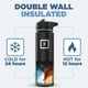 thumbnail image 4 of Botella de agua IRON °FLASK para acampar y hacer senderismo, 650 ml, arena con 3 tapas, 4 of 8