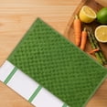 thumbnail image 3 of Dish Towels for Kitchen, 100% Cotton Absorbent Ultra Soft Tea Cloths, Perfect for Cleaning and Dish Washing, 6 Pack Green Kitchen Towels，15"x25", 3 of 6
