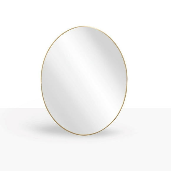 Infinity Oval Gold Mirror, 24x30"