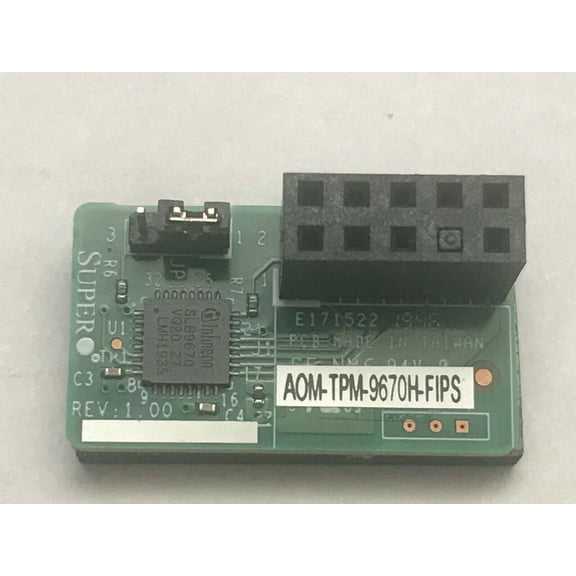 Supermicro AOM-TPM-9670H-FIPS SPI Capable TPM 2.0 with FIPS 140-2 for BigTwin SuperServer