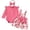 D4-Pink, variant on Preemie Girl Clothes Set Infant Girls Long Sleeved Romper Newborn Fall Winter Bodysuit Baby Picture Outfit 3 6 9 Months 1T 2T Sizes 3-6 Months,Pink