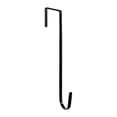 thumbnail image 4 of Gancho para colgar coronas, gancho para colgar puertas, resistente, fácil de usar, práctico gancho de metal para colgar sobre la puerta para fiestas Negro, 4 of 10