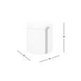 thumbnail image 5 of Compact Round Ottoman with Storage Feature/Neutral Color Fits Any Style, 5 of 7