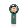 thumbnail image 3 of VONKY Fan Adjustable Portable Hand Type 500mAh 2.4W Fans Indoor Meeting Room Library Learning Cooling Equipment with Night Light Green, 3 of 8