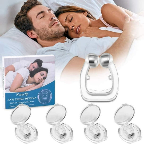 Antironquidos Clip Nasal Magnético, 4 Piezas Dilatador Nasal para Detener  los Ronquidos, Facilitar la Respiración y Dormir Cómodo | Walmart en línea
