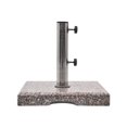 thumbnail image 2 of Abble Heavy Duty Granite Patio Umbrella Base, Square Outdoor Umbrella Stand Weight 42 lbs, 2 of 5