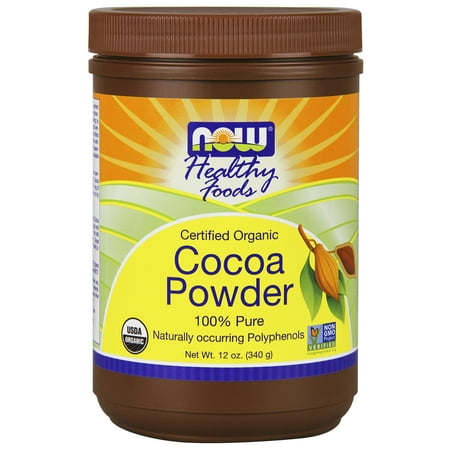 NOW Foods - Cocoa Powder Certified Organic - 12