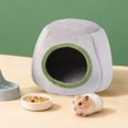 thumbnail image 3 of Enclosed Hamster Bed Cozy Sleeping Pad Warm Pet For Small Animals Winter Comfort And Security, 3 of 5
