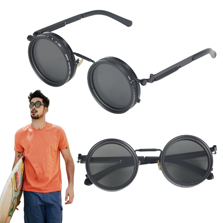 Harmtty Rounded Polarized Glasses 1-12 Gears Adjustable  display picture 3