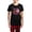 With Red Plaid Pant, variant on CafePress - 2 Much Volleyball Women's Dark Pajamas - Women's Short Sleeve Print T-Shirt and Pants Dark Cotton Pajama Set