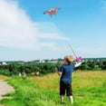 thumbnail image 4 of Children Kite Toy Cartoon Eagle Foldable Mini Plastic Toys Kite Hand Brake Fishing Rod  Butterflies For Kids Outdoor Toy For Fun, 4 of 9