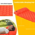 thumbnail image 2 of Tapis de Couchage Gonflable avec Oreiller Pompe à Pied Matelas Pneumatique pour pour Sac à Dos Randonnée Voyage, 2 of 7