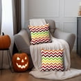 thumbnail image 3 of 2PCS Throw Pillow Covers, Decorative Thanksgiving Halloween Christmas Pillow Covers 18x18, Soft Cushion Pillow Cases for Sofa Couch Bed Livingroom Home Farmhouse Decor, Retro Flowers, No Insert, 3 of 6