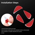 thumbnail image 3 of (Compatible with Hyundai) Car Steering Wheel Decoration Interior Accessories Diamond Steering Wheel Logo Sticker Cover DIY Rhinestone Steering Wheel Sticker, 3 of 4