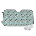 thumbnail image 2 of Picia Animal Dog Curved Windshield Sunshade Accordion Folding Style Auto Shade for Car Truck SUV Van Blocks UV Ray Sun Visor Protector -Medium, 2 of 7