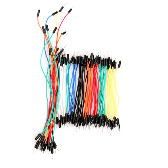 65PCS Flexible Male to Male Solderless Breadboard Jumper Cable Wires For Arduino 