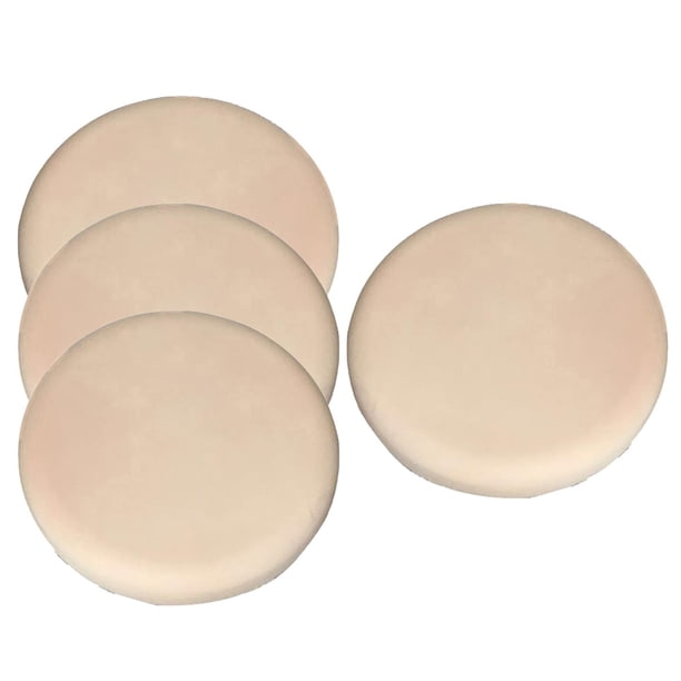 2 fundas para taburete de bar redondas, impermeables y lavables para bar y hogar. beige