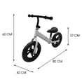 thumbnail image 2 of Bicicleta de Balance AEIOU  Llanta de Goma Azul, 2 of 5