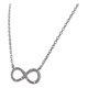 thumbnail image 2 of JOYARIS Collar Infinito Promesa Regalo Amor Plata Tailandesa Ley 925 DM-0000088, 2 of 4
