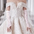 thumbnail image 5 of Long Lace Gloves, Bridal Fingerless Lace Gloves for Women Tea Party 1920s Costumes Opera Party Masquerade, Elbow Length 15.7inch, 5 of 6