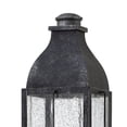 thumbnail image 5 of 3 Light Large Outdoor Post Top or Pier Mount Lantern in Traditional Style 8 inches Wide By 23 inches High-Sienna Finish-Incandescent Lamping Type, 5 of 5