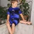 thumbnail image 4 of Balery Steel Skull Conjunto de Pijama Infantil de Manga Corta con Estampado – Ropa de Dormir de Algodón Suave-Medium, 4 of 6