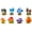 Mushroom, variant on Jiibva 8 Pcs Resin Mushroom Decoration Plants Craft Figurines Adorable Cake Accessories Mini Garden Ornament Creative Mushroom Ornament