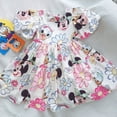 thumbnail image 1 of Disney Mickey Minnie Mouse 3D impreso princesa vestido lindo dibujos animados bebé cumpleaños fiesta ropa niños clásico niñas verano Dress3T (Tag110) Gao Jinjia LED, 1 of 2
