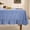 Blue Plaid, variant on Red Christmas Plaid Ruffled Rectangle Tablecloth 60x84 Inch Holiday Table Linen Decor