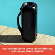RadioShack True Wireless Speaker 20 Watts RGB Black with FM Radio