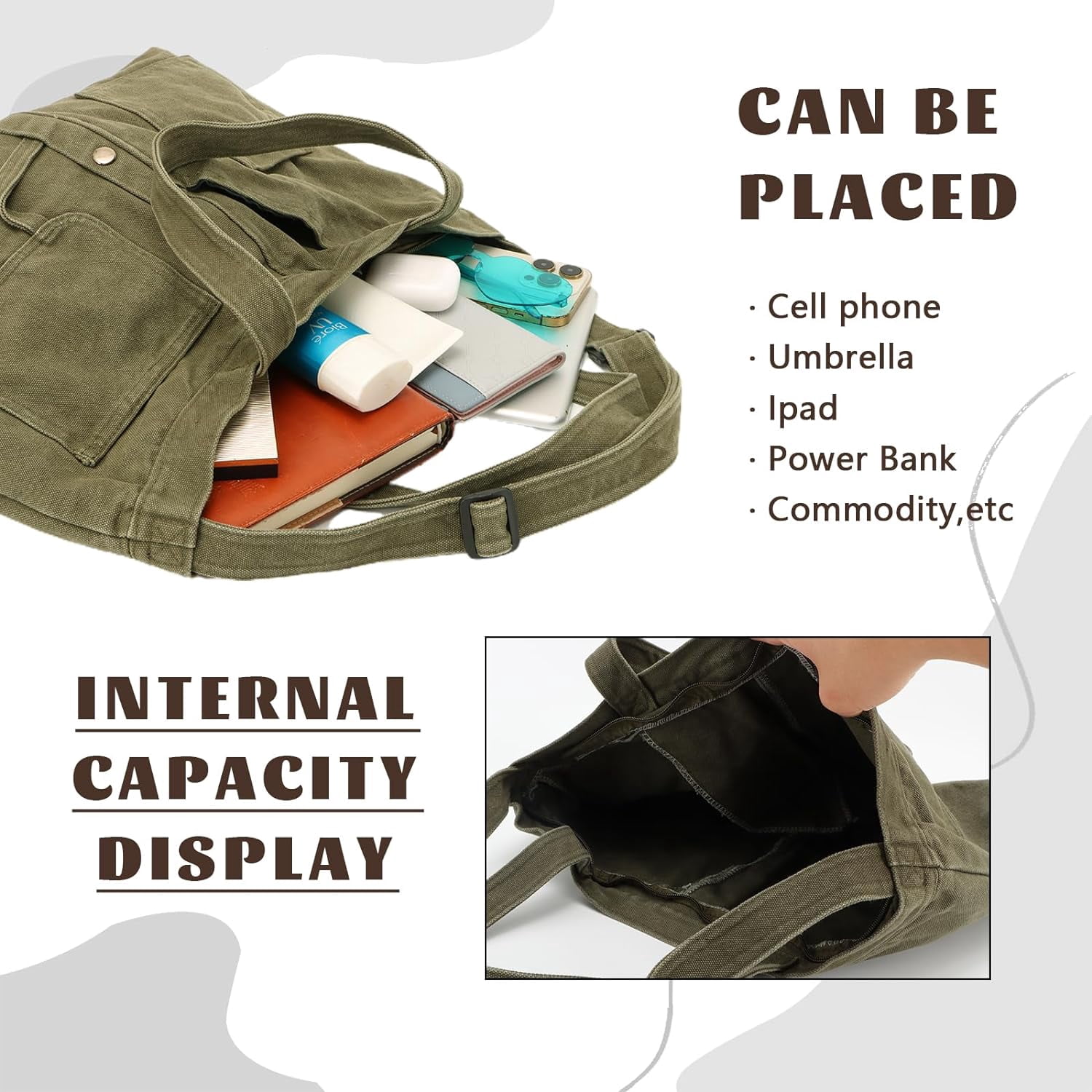 Soft Denim Handbag for Women Casual Hobo Tote Bag Retro Crossbody Bag Large Capacity Denim Purses