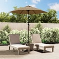 thumbnail image 1 of vidaXL Parasol Taupe 200x224 cm Aluminium, 1 of 5