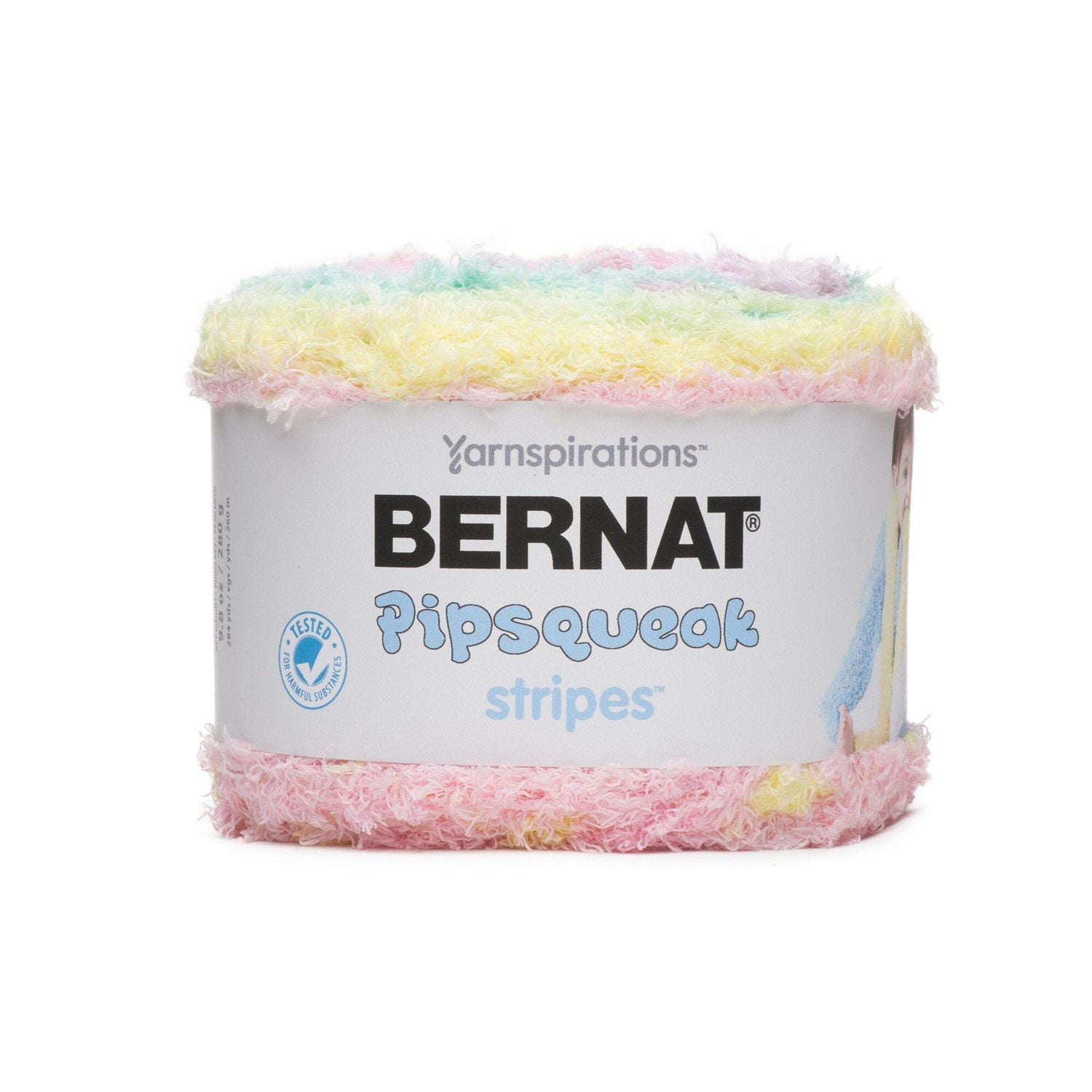 Bernat® Pipsqueak™ Stripes Yarn, Polyester #5 Bulky, 9.8oz/280g, 284 Yards